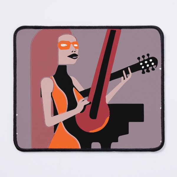 Item preview, "The Masked Guitar and Piano Player" designed and sold by FunnyShopGirl.