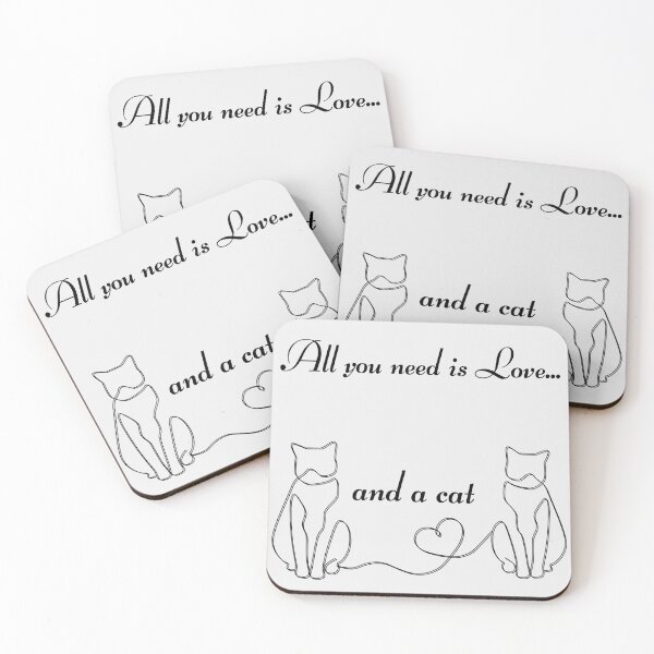 Item preview, Valentine's Love and Cats design designed and sold by OMdesign10.