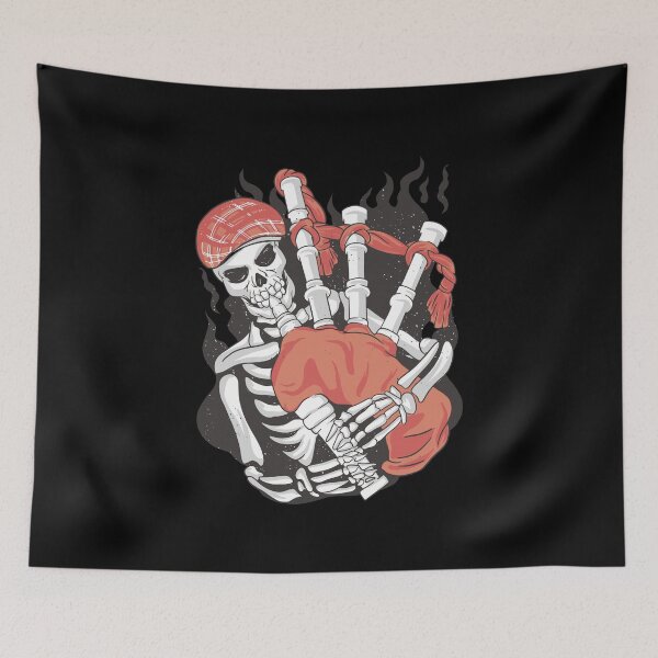 Item preview, Bagpiper Skeleton designed and sold by DerSenat.