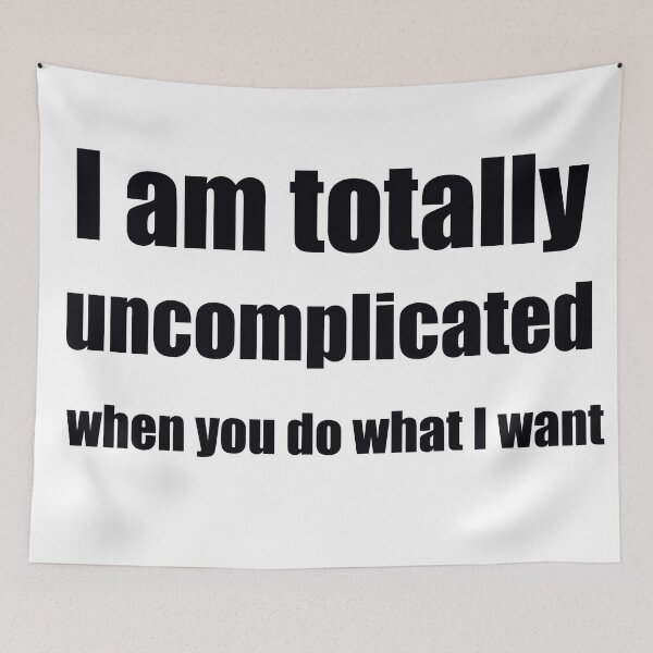 Item preview, i am uncomplicated designed and sold by Imagealien.
