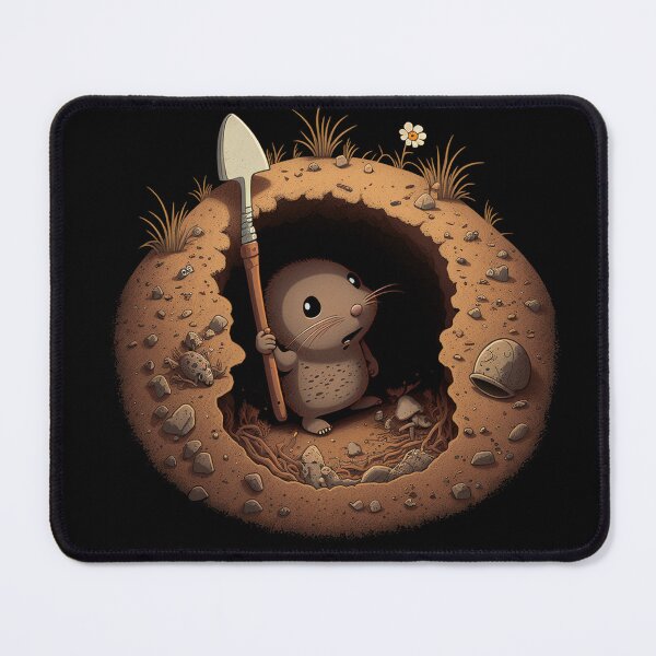 Item preview, cute mole designed and sold by Aurore-dessin.