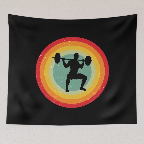 Item preview, Weightlifting Retro Vintage - Gym Fitness Lovers Gift designed and sold by Creative Angel.
