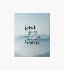 Christian Quote Art Board Print