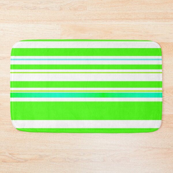 Item preview, Lime green white stripes | neon green lines designed and sold by lausn.