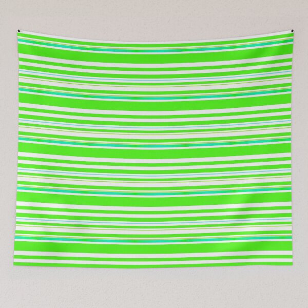 Item preview, Lime green white stripes | neon green lines designed and sold by lausn.