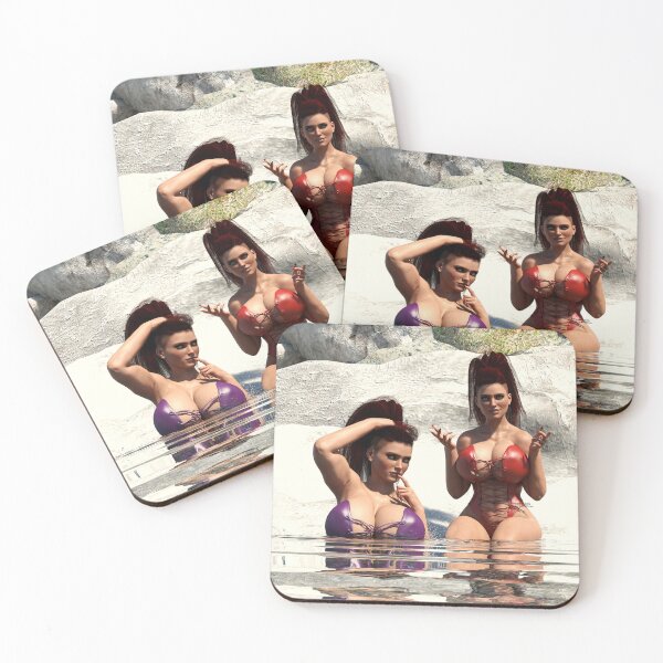 Item preview, Merigold Twins on the Rocks designed and sold by ThessianCG.
