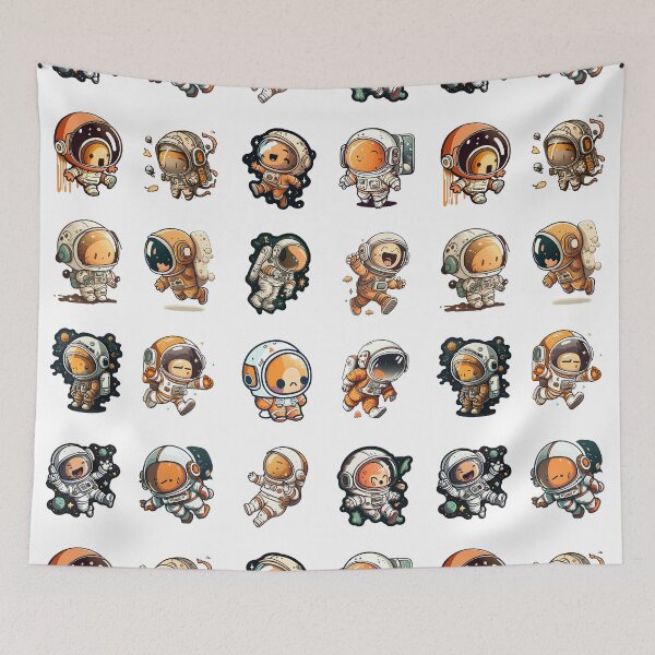 Item preview, Cute Astronaut Sticker Pack designed and sold by sassav8.