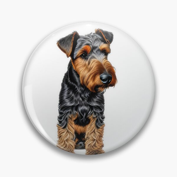 Item preview, Airedale Terrier, charcoal drawing, Ai Generated Art  designed and sold by ACC .