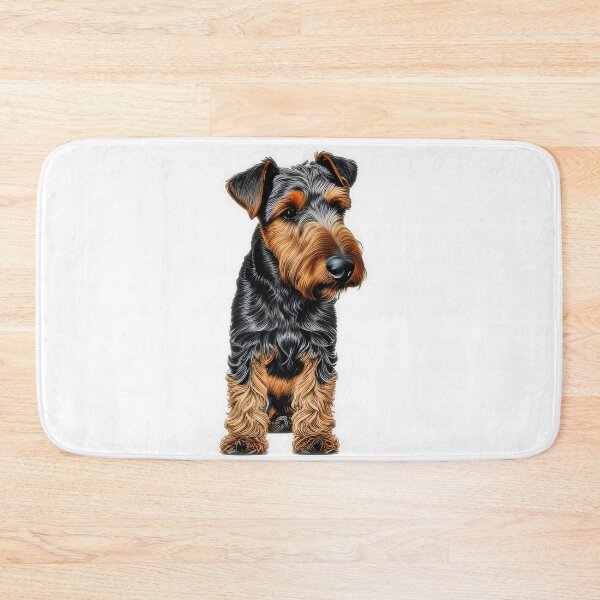 Item preview, Airedale Terrier, charcoal drawing, Ai Generated Art  designed and sold by ACC .