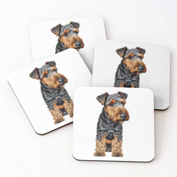 Item preview, Airedale Terrier, charcoal drawing, Ai Generated Art  designed and sold by ACC .