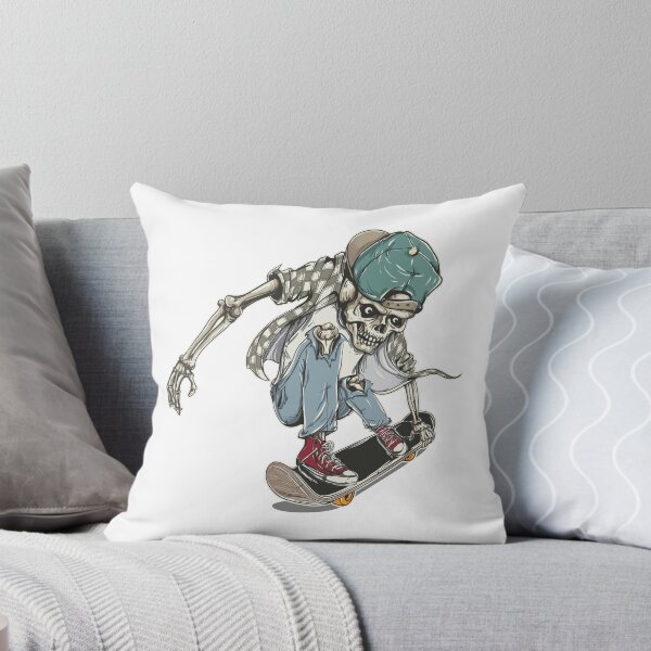 Item preview, Skeleton Skater Death Skateboarding designed and sold by TotalityDesigns.