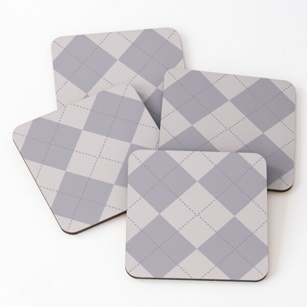 Item preview, Argyle in Purple  designed and sold by TanglePatch.