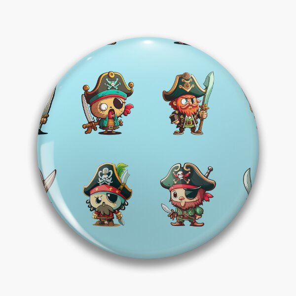 Item preview, Cute Pirates Sticker Pack designed and sold by sassav8.
