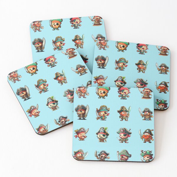 Item preview, Cute Pirates Sticker Pack designed and sold by sassav8.