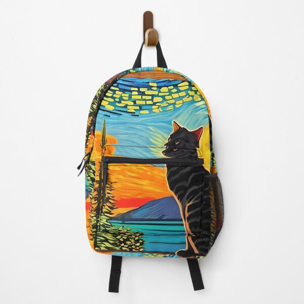 Item preview, Cat Watching Sunset Scene designed and sold by roleshop.