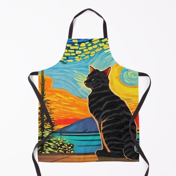 Item preview, Cat Watching Sunset Scene designed and sold by roleshop.