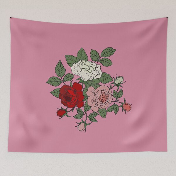 Item preview, Roses Blooming Floral Illustration Cute Rose Flower  designed and sold by alenaz.