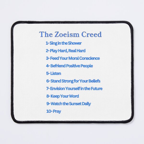 Item preview, The Zoeism Creed designed and sold by Zoe Correro.