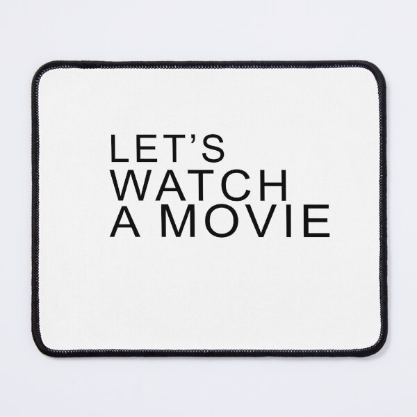 Item preview, LET'S WATCH A MOVIE  designed and sold by Leafy Impressions.
