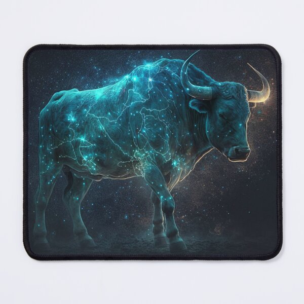 Item preview, Taurus Zodiac Sign digital illustration designed and sold by Omen238.