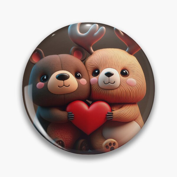 Item preview, Cute animals with heart designed and sold by OkoLaa.