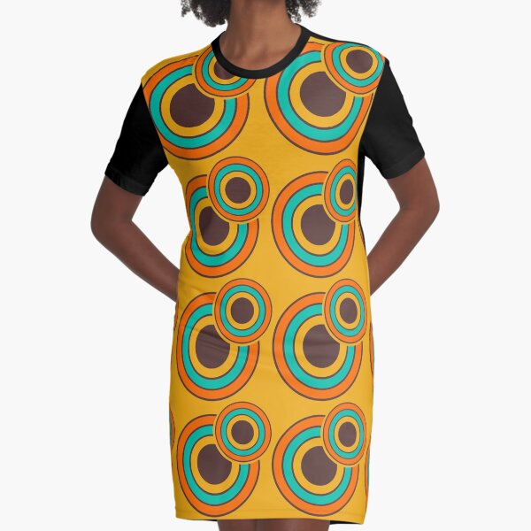 Item preview, 1970's Retro Circles / Vintage 70s Seventies Pattern designed and sold by Inspired Images.