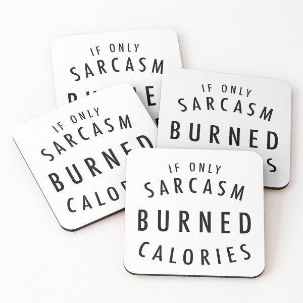 Item preview, If Only Sarcasm Burned Calories - Funny Gym Life Shirt designed and sold by TeeMonsters.