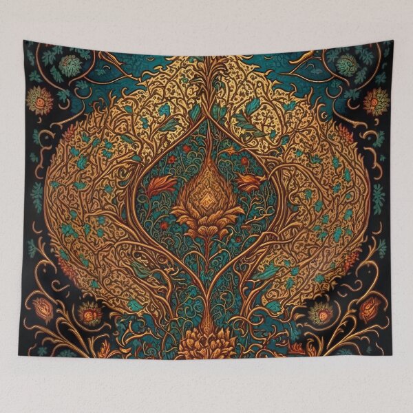 Item preview, Persian carpet design 7 designed and sold by Red Witch Art.