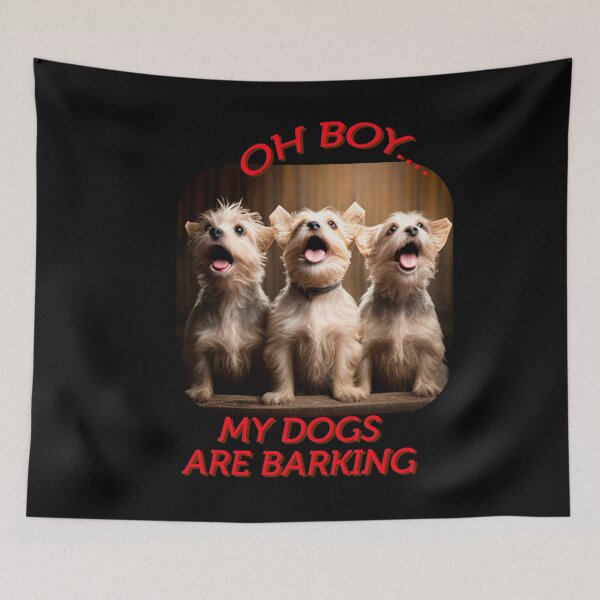 Item preview, Oh boy my dogs are barking designed and sold by Estevam Marinho.