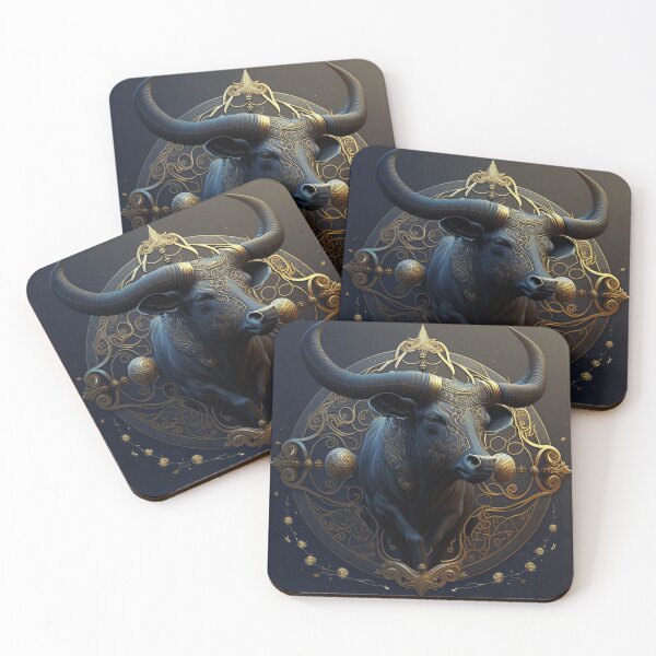Item preview, Taurus Zodiac Sign digital illustration designed and sold by Omen238.