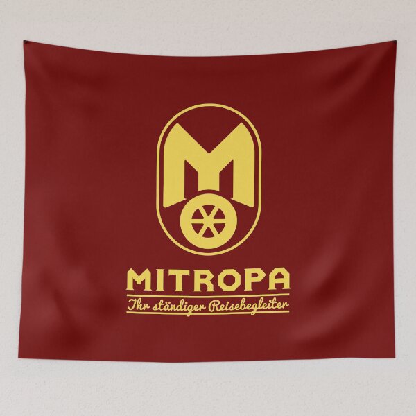 Item preview, Mitropa logo - your constant travel companion (yellow) designed and sold by VEB Ostladen.