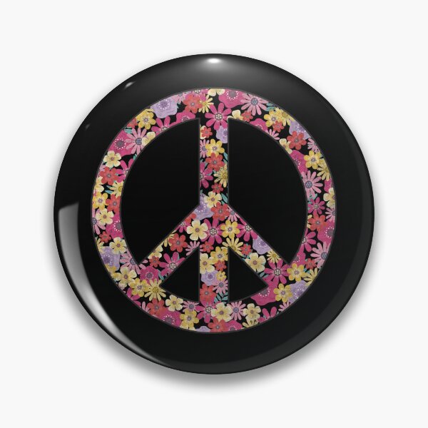 Item preview, Peace Love Flowers Cute Floral Peach Sign 60s 70s Hippie Costume  designed and sold by alenaz.
