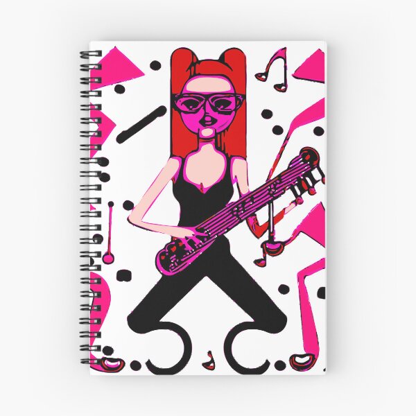 Item preview, "La Radiante Guitarrista"  "The Radiant Guitarist" designed and sold by FunnyShopGirl.
