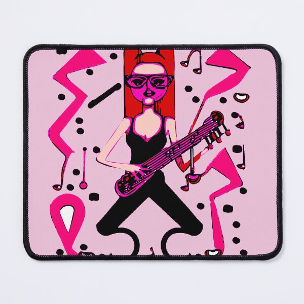 Item preview, "La Radiante Guitarrista" "The Radiant Guitarist" designed and sold by FunnyShopGirl.