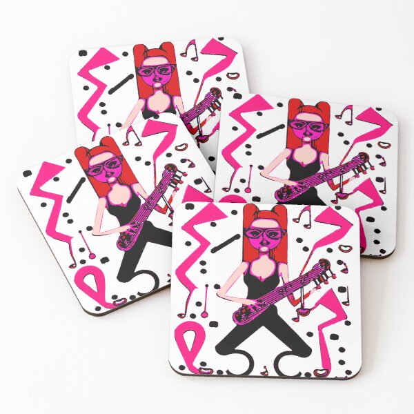Item preview, "La Radiante Guitarrista"  "The Radiant Guitarist" designed and sold by FunnyShopGirl.