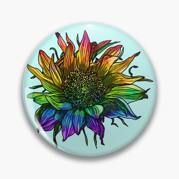Item preview, Rainbow Sunflower designed and sold by Art by Veya.