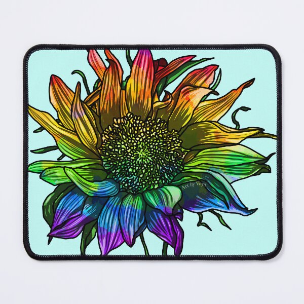 Item preview, Rainbow Sunflower designed and sold by Art by Veya.