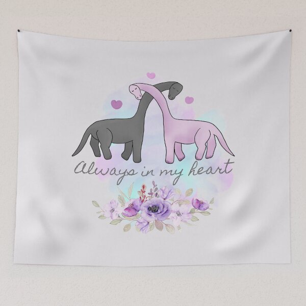 Item preview, Hugging Dinosaurs - Valentine's Day designed and sold by OMdesign10.
