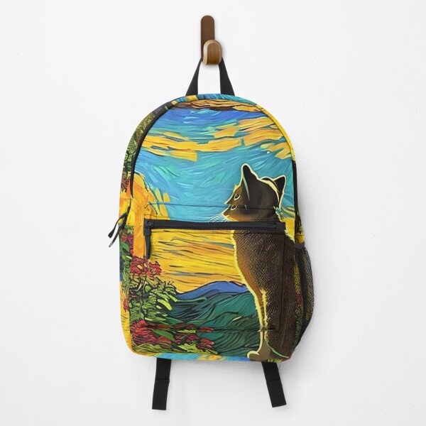 Item preview, Cat Watching Sunset Scene designed and sold by roleshop.