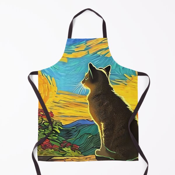 Item preview, Cat Watching Sunset Scene designed and sold by roleshop.
