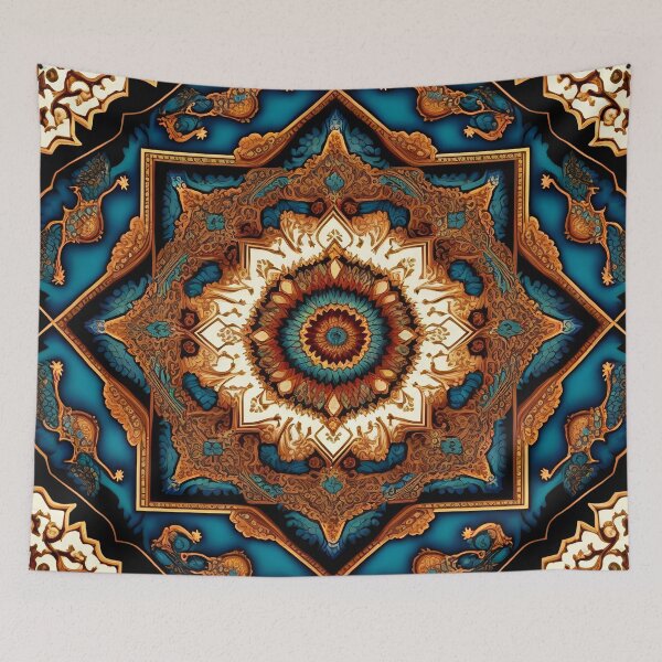 Item preview, Persian carpet design 9 designed and sold by Red Witch Art.