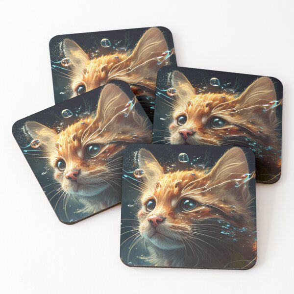 Item preview, lion cat in aquarium designed and sold by EdiDeleffe.