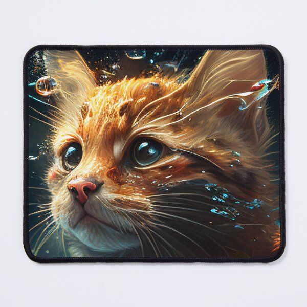 Item preview, lion cat in aquarium designed and sold by EdiDeleffe.