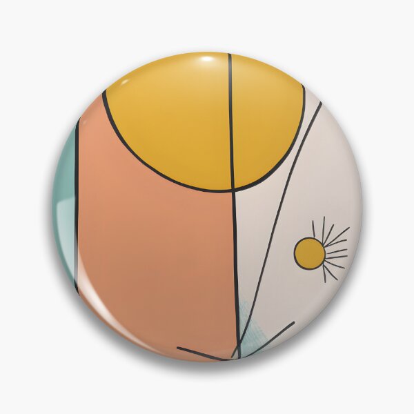 Item preview, Cubism style. Waves and Sun designed and sold by artecomia.