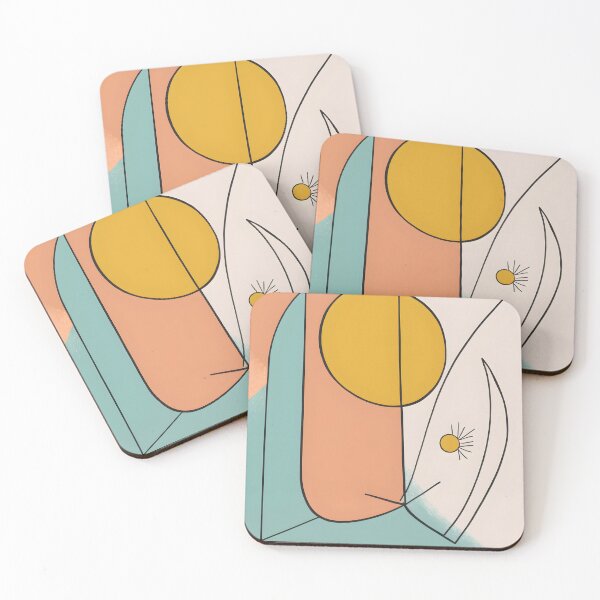 Item preview, Cubism style. Waves and Sun designed and sold by artecomia.