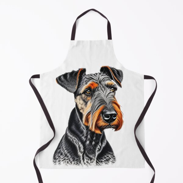 Item preview, Airedale Terrier, charcoal drawing, Ai Generated Art  designed and sold by ACC .