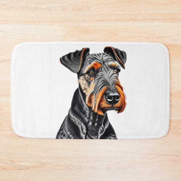 Item preview, Airedale Terrier, charcoal drawing, Ai Generated Art  designed and sold by ACC .