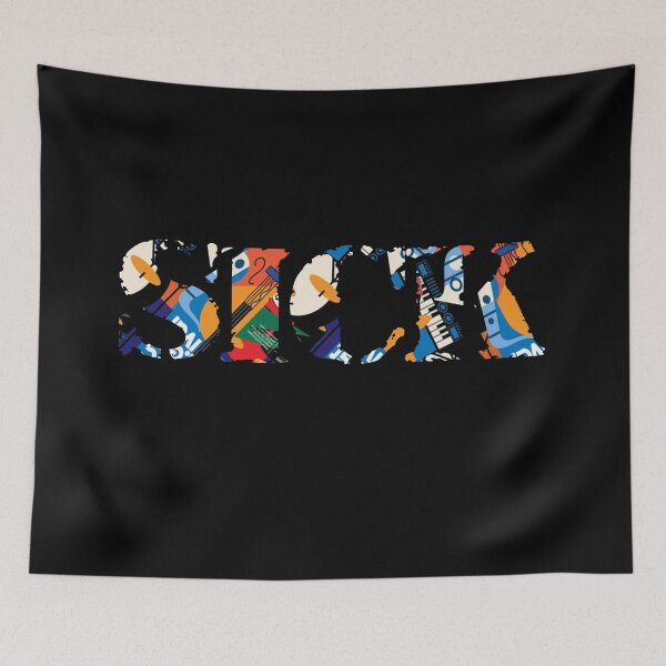 Item preview, S!ck Sickick Retro Guitar S!ckK!ck designed and sold by TheGreedyCrypto.