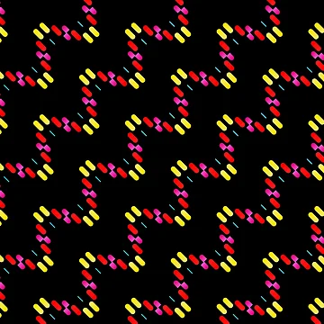 Vorschaubild zum Design Algorithmischer Neonregen von patternpiper