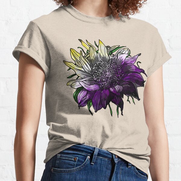 Enby Sunflower Classic T-Shirt